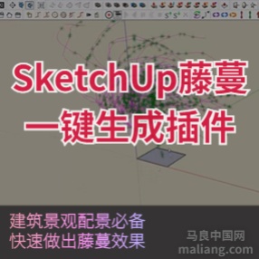 藤蔓生成#sketchup插件