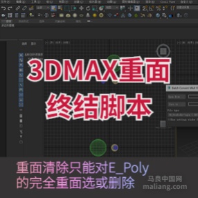 3DMAX重面终结脚本插件