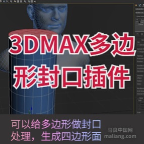 3DMAX多边形封口插件 Quad Cap Pro v1.01 for 3ds Max 9-2023