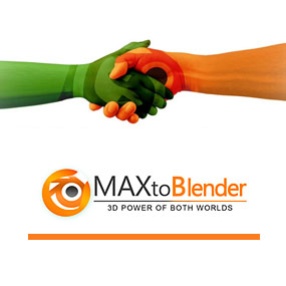 3DMAX模型场景导入Blender插件 MaxToBlender v3.3