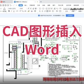 CAD图像直接粘贴到Word工具