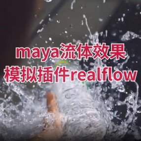 maya流体效果模拟插件realflow