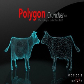  3Dmax模型减面优化插件 Mootools Polygon Cruncher 14.50 Win破解版